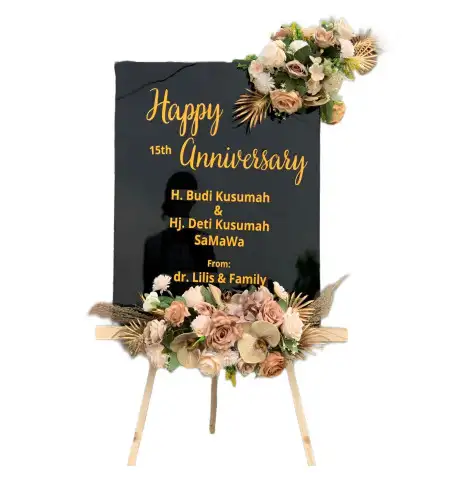 Papan Bunga Akrilik Rancapinang