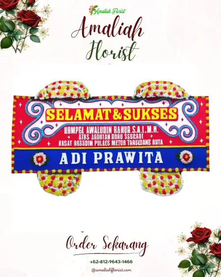 Papan Bunga Ucapan Selamat Rancapinang